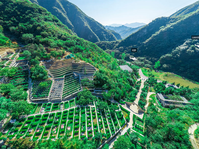 九公山长城纪念林陵园